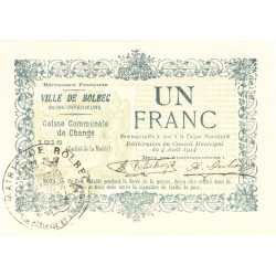 1 Franc - billet de nécessité