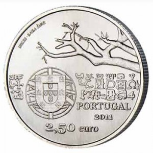 PORTUGAL 2011 - 2,5 EURO "Explorateurs Capelo et Ivens"