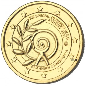 GRECE 2011 - 2 EUROS COMMEMORATIVE DOREE OR FIN 24 CARATS