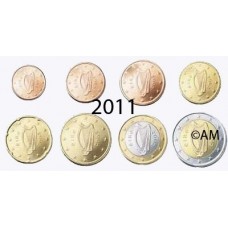 Irlande 2011 : série de 1 cent à 2 euros