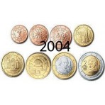 Autriche 2004 : serie de 1 cent a 2 euros  