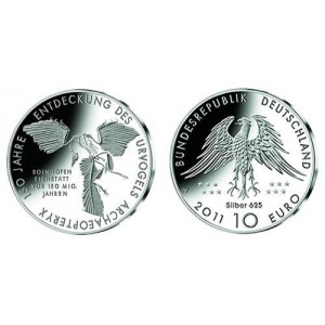 Allemagne 10 euros - 2011 oiseau Archaeopteryx