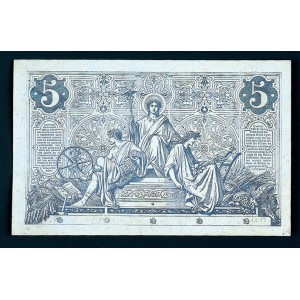 5 FRANCS - Signes du Zodiaque - Noir - 1871-1874 - Etat TTB