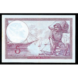 5 FRANCS - Violet - Caissier Principal - 1917-1933 - Etat SUP