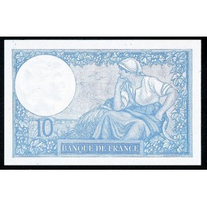 10 FRANCS - Minerve et Paysanne - Caissier General - 1939-1942 - Etat SUP