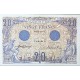 20 FRANCS - Bleu Personnages Mythologiques - Bleu- 1906-1913 - Etat TTB