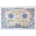 20 FRANCS - Bleu Personnages Mythologiques - Bleu- 1906-1913 - Etat SUP