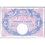 50 FRANCS - Bleu et Rose - 1889-1927 - Etat TTB