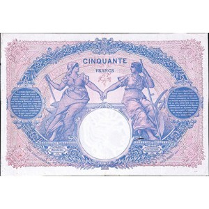 50 FRANCS - Bleu et Rose - 1889-1927 - Etat TTB