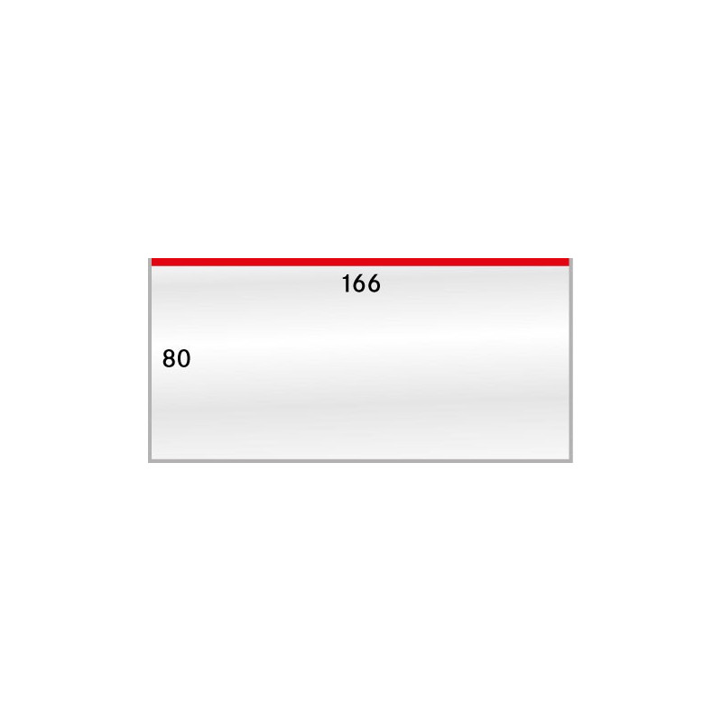 Gaines de protection format intérieur 166 x 80 mm, paquet de 50