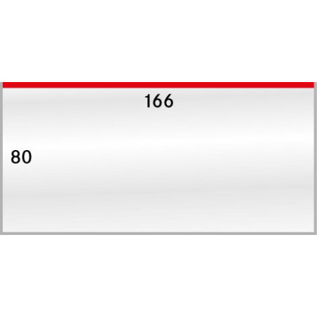 Gaines de protection format intérieur 166 x 80 mm, paquet de 50