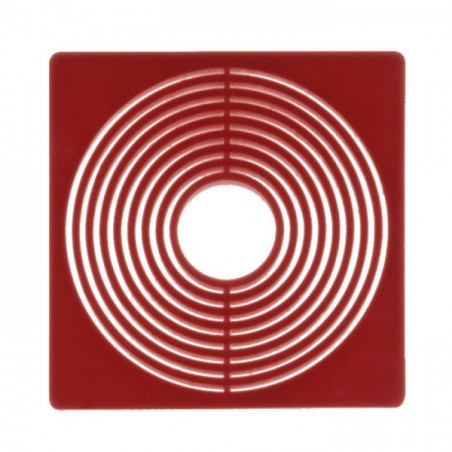 Inletts-box monnaies 51 x 51 mm, rouge foncé, paquet de 10