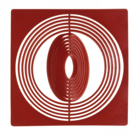 Inletts-box monnaies 68 x 68 mm, rouge foncé, paquet de 10