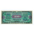 50 FRANCS - Drapeau Au verso - 1945 - Etat SUP