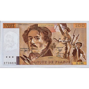 100 FRANCS - Delacroix - 1978-1995 - Etat TTB