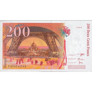 200 FRANCS - Eiffel - 1995-1997 - Etat TTB
