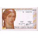 300 FRANCS - Ceres et Mercure - 1938-1939 - Etat TTB