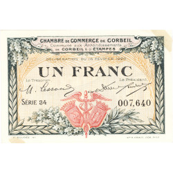 1 Franc - billet de nécessité