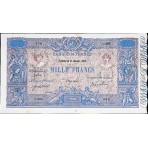 1000 FRANCS - Bleu et Rose - 1889-1926 - Etat SUP