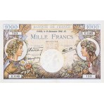 1000 FRANCS - commerce et industrie - 1940-1944 - Etat SUP