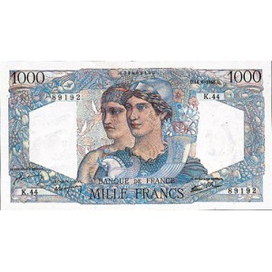 1000 FRANCS - Minerve et Hercule - 1945-1950 - Etat SUP