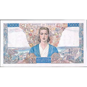 5000 FRANCS - Empire Francais - 1942-1947 - Etat SUP