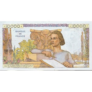 10 000 FRANCS - Genie Francais - 1945-1956 - Etat SUP