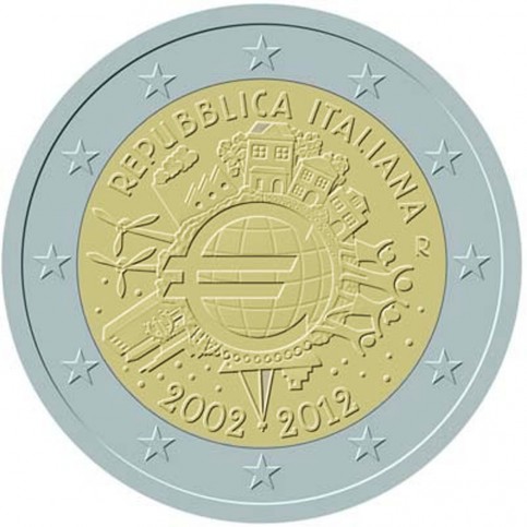 ITALIE 2012 - 10 ANS DE L'EURO