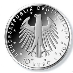 ALLEMAGNE 2012 - 10 EUROS AIDE ALIMENTAIRE