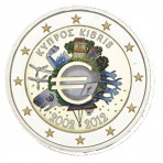 CHYPRE 2012 - 10 ANS DE L' EURO EN COULEUR