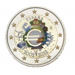 ESPAGNE 2012 - 10 ANS DE L' EURO EN COULEUR