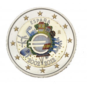 ESPAGNE 2012 - 10 ANS DE L' EURO EN COULEUR