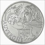 10 EUROS ARGENT  DES REGIONS 2012 - AUVERGNE
