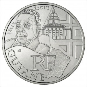 10 EUROS ARGENT  DES REGIONS 2012 - GUYANE