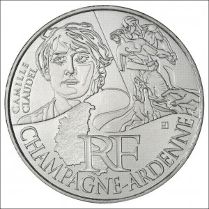 10 EUROS ARGENT  DES REGIONS 2012 - CHAMPAGNE ARDENNE