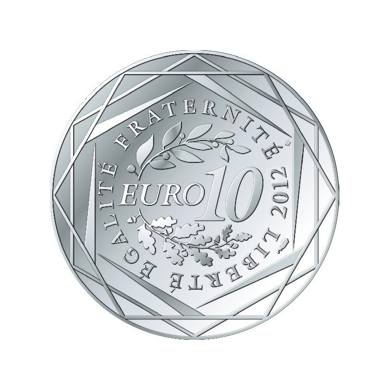 A 10 coin silver des pays de la loire-Euro regions 2012 
