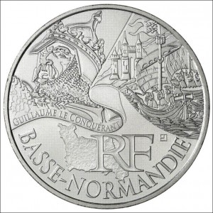 10 EUROS ARGENT  DES REGIONS 2012 - BASSE NORMANDIE