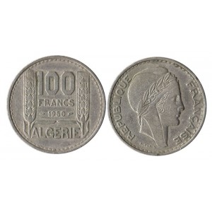 ALGERIE 100 FRANCS TURIN 1950