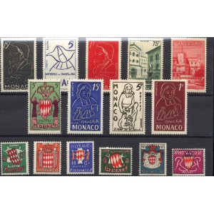 MONACO ANNEE COMPLETE NEUVE 1954