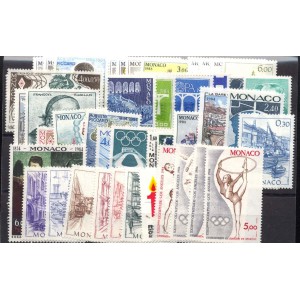 MONACO ANNEE COMPLETE NEUVE 1984