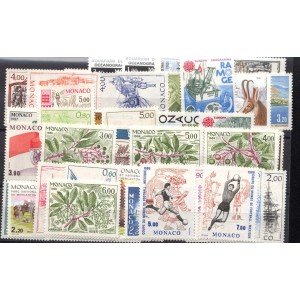 MONACO ANNEE COMPLETE NEUVE 1986