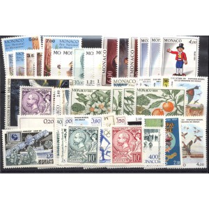 MONACO ANNEE COMPLETE NEUVE 1991