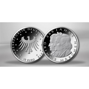 ALLEMAGNE 2012 - 10 EUROS FRERES GRIMM