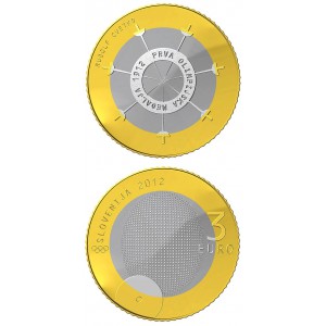 SLOVENIE 2012 - 3 EUROS JEUX OLYMPIQUES