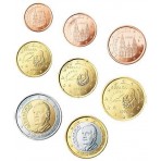Espagne 2009 : serie de 1 cent a 2 euros