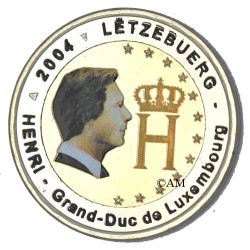 LUXEMBOURG 2004 - 2 EURO COMMEMORATIVE EN COULEUR