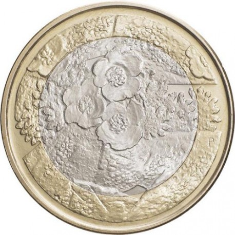 FINLANDE 2012 - 5 Euro Flore série 'Nature du Nord'