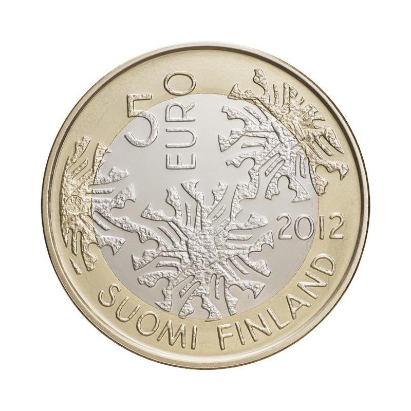 FINLANDE 2012 - 5 Euro Flore série 'Nature du Nord'