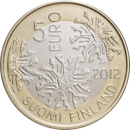 FINLANDE 2012 - 5 Euro Flore série 'Nature du Nord'
