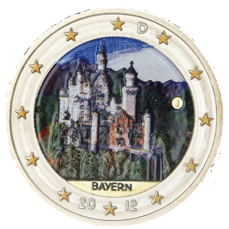 ALLEMAGNE 2012 - 2 EURO COMMEMORATIVE EN COULEUR